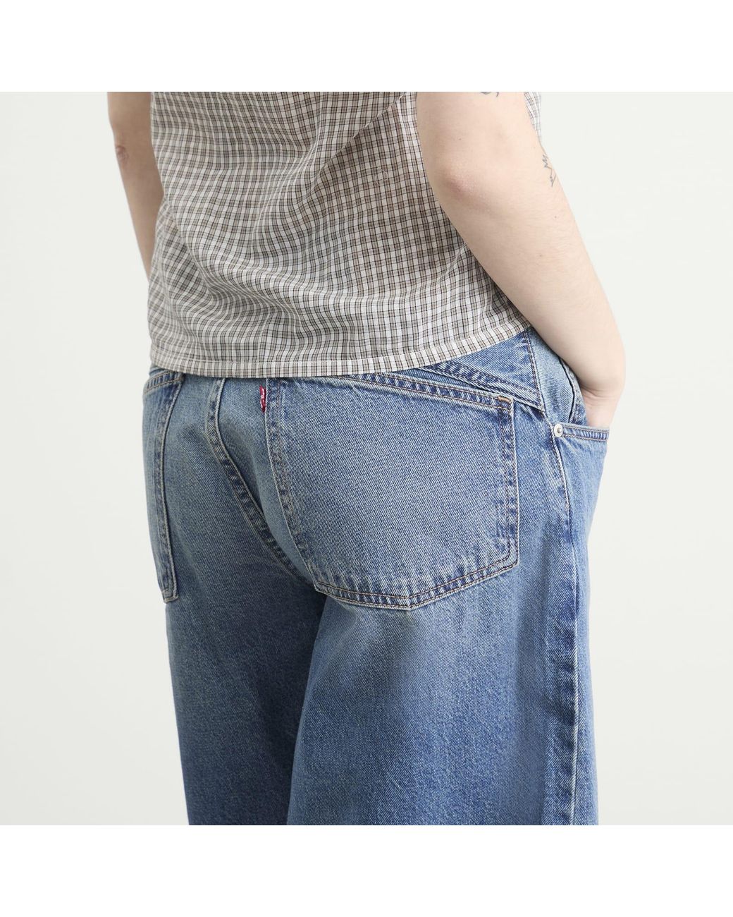 Levi's Blue Super Baggy Jorts