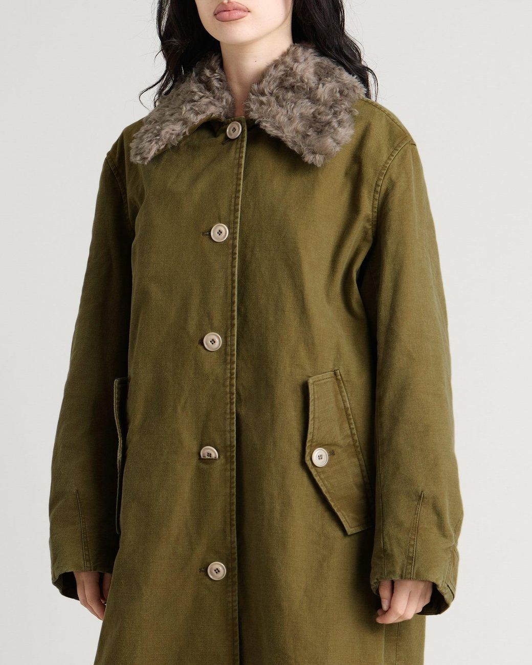 Our Legacy Green Tundra Coat Jacket