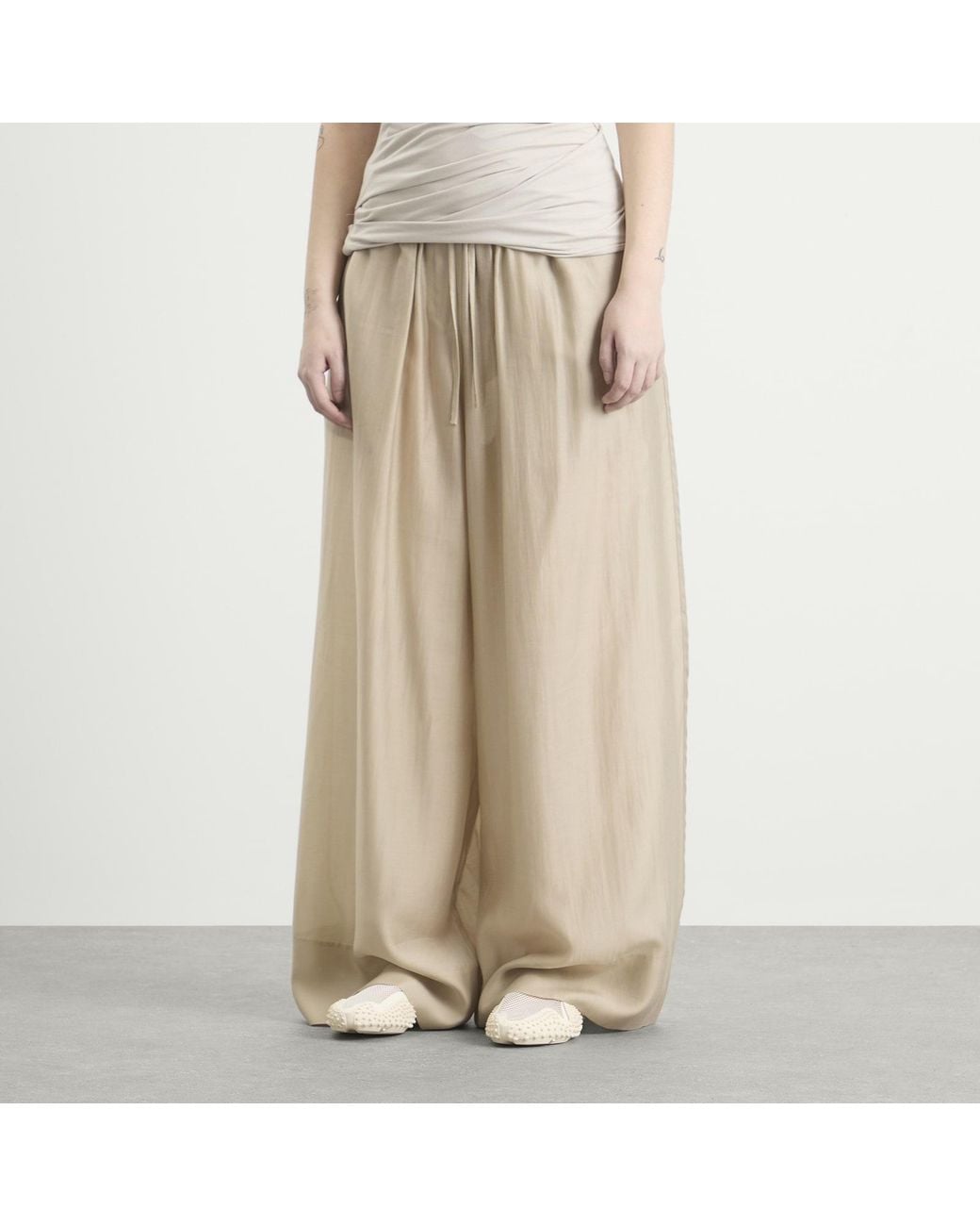 Entire studios Natural Vento Wide Leg Pants