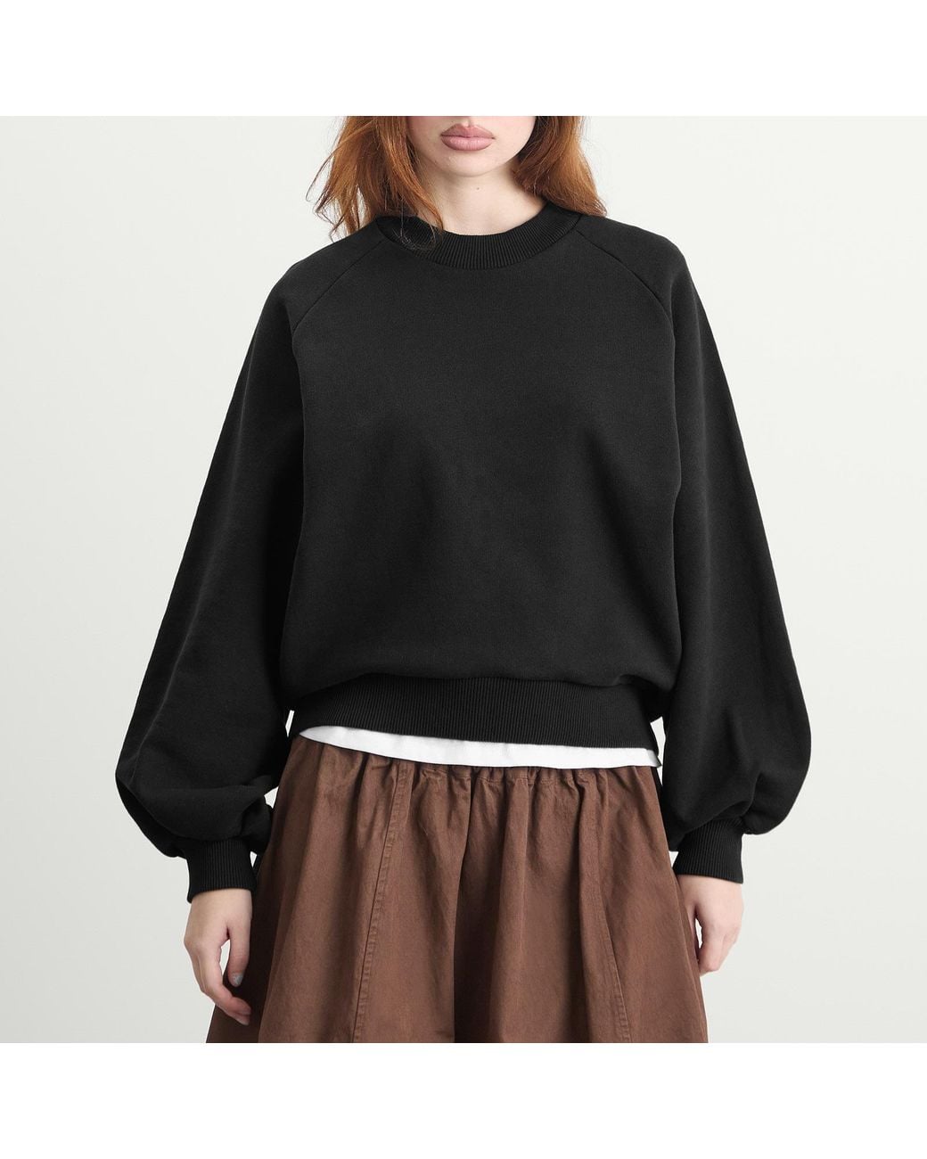YMC Black Bellow Sleeve Sweatshirt