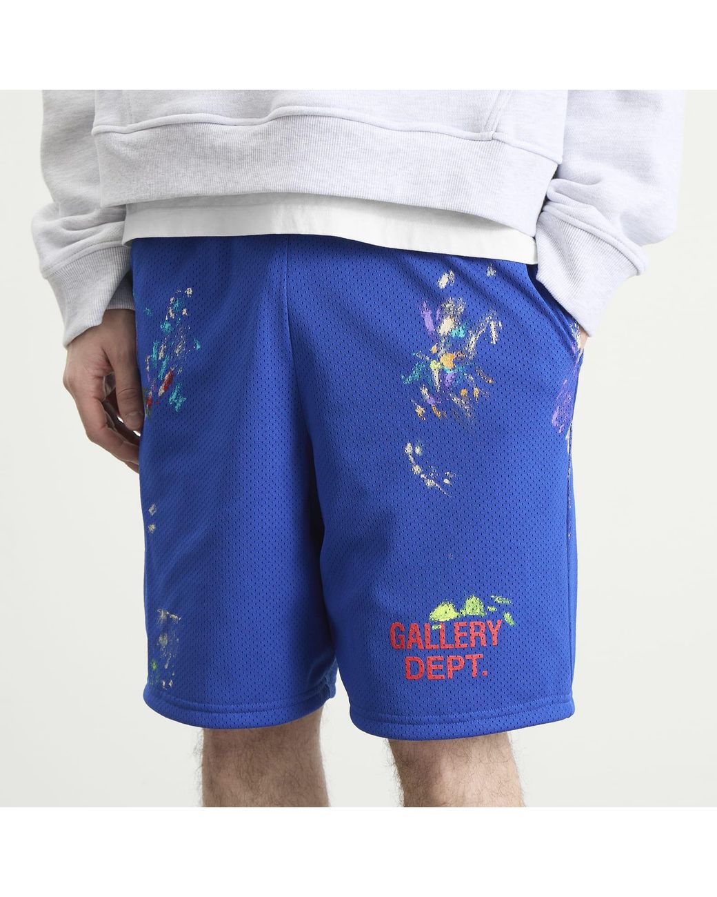GALLERY DEPT. Blue Studio Gym Short for men