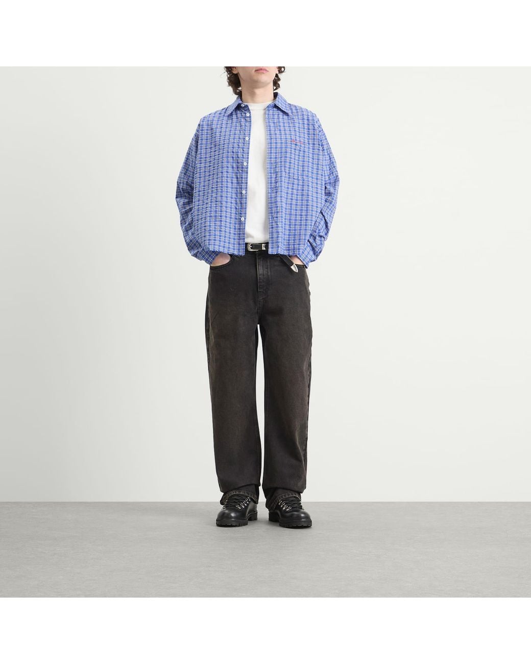About Blank Gray Relaxed Denim Jean for men
