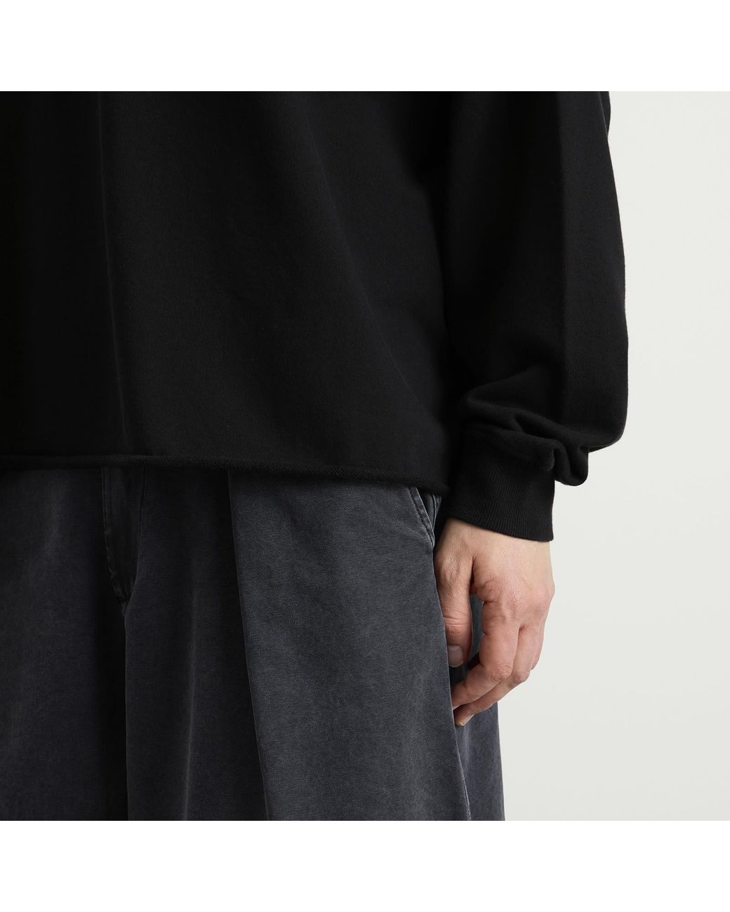 YMC Black Studio Sweatshirt for men