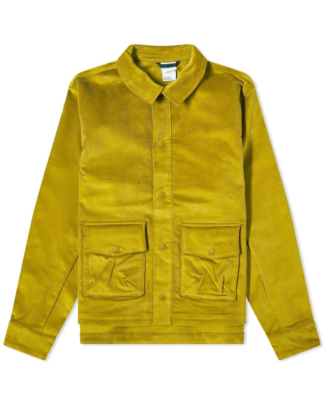 The North Face Heritage Utility Cord Shirt Jacket in Yellow for