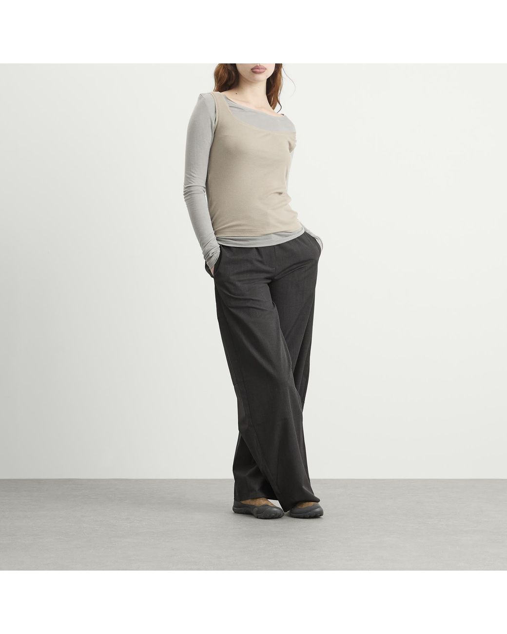 Samsøe & Samsøe Gray Saroko Tailored Trousers