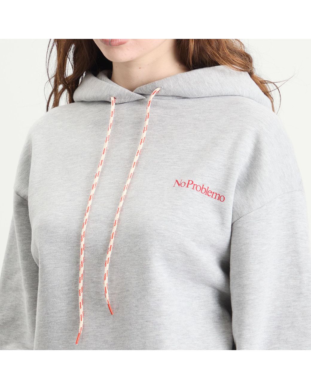 No Problemo White Mini Problemo Hoodie
