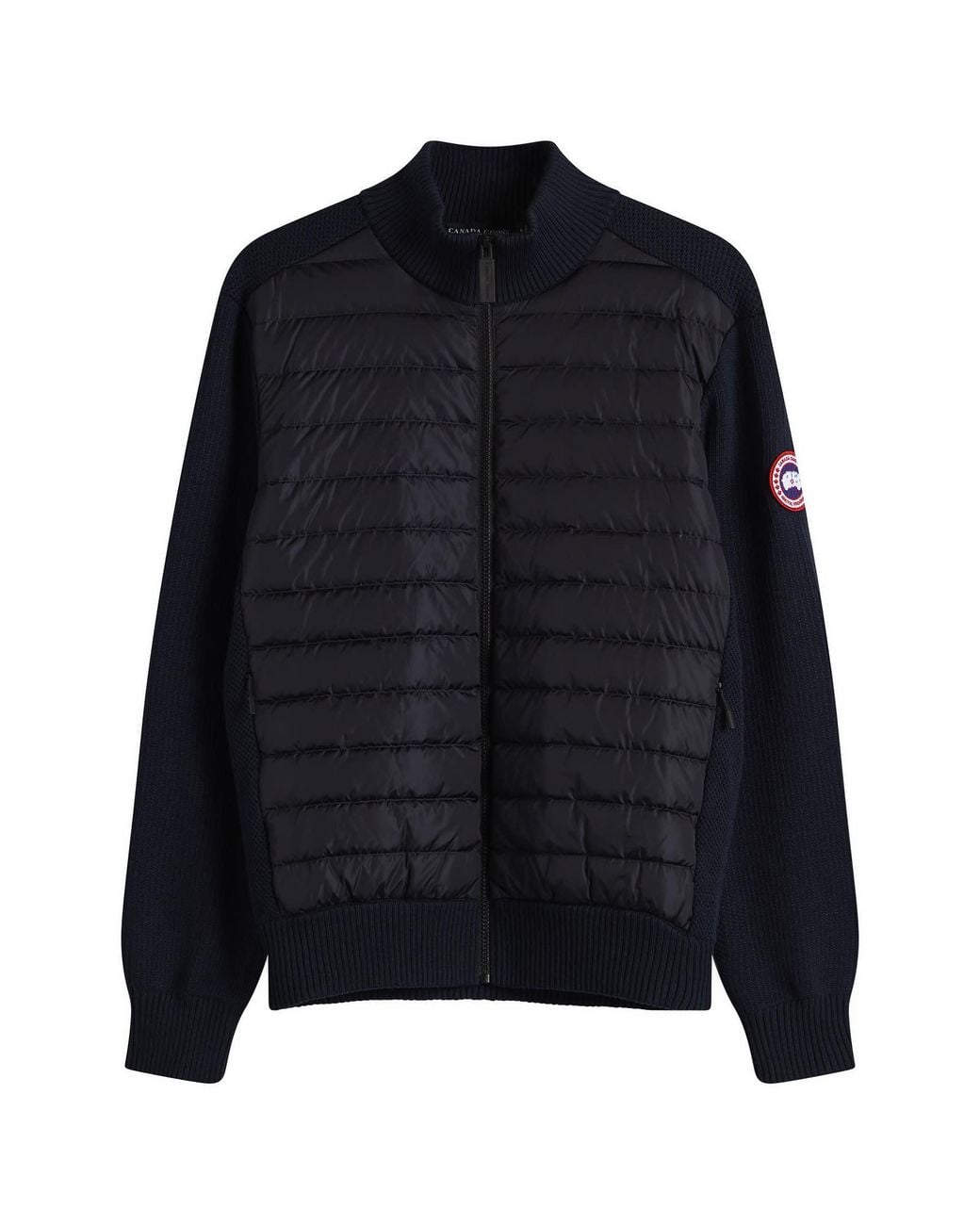 Canada Goose Black Hybridge Knit Jacket for men