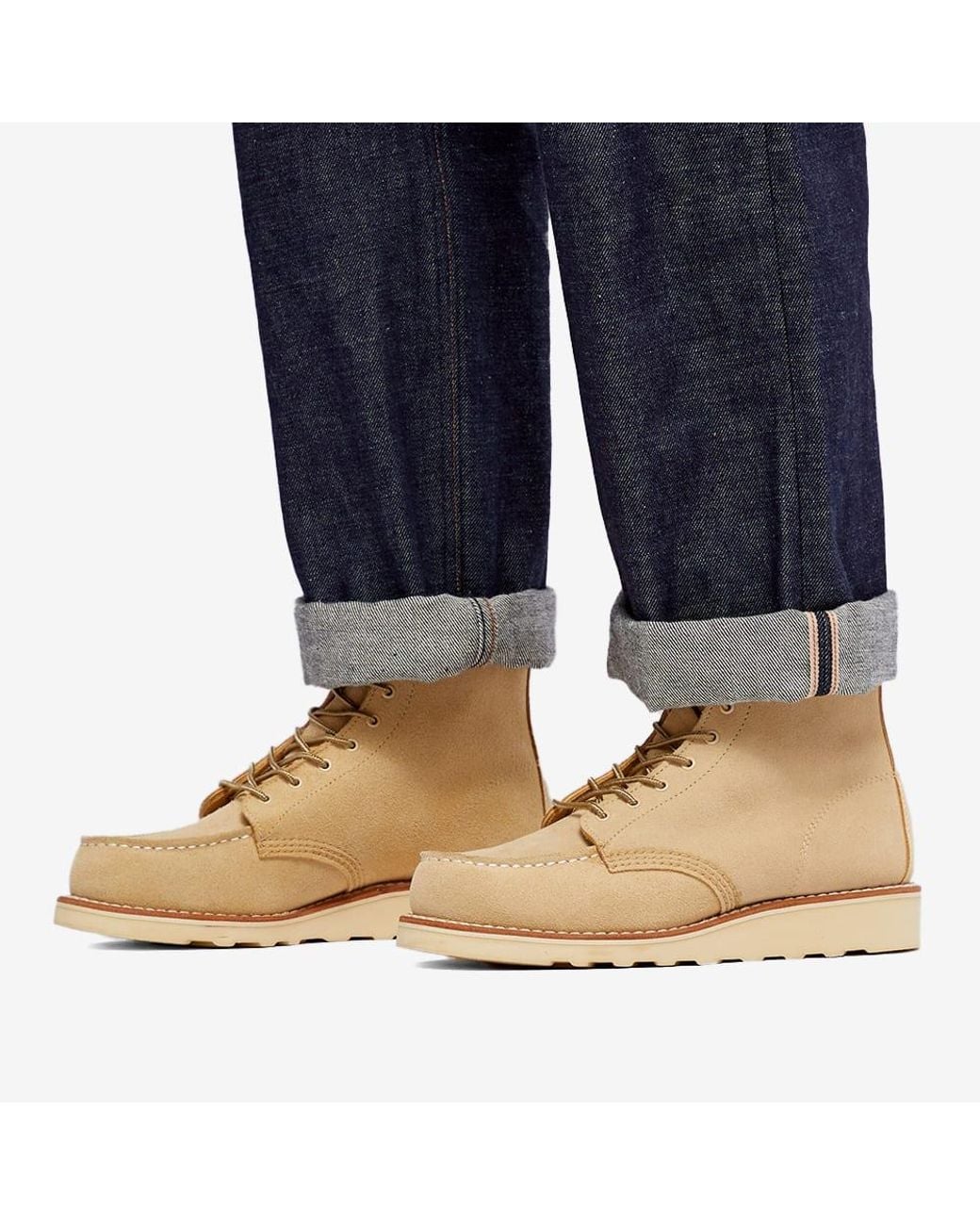 Red Wing Natural 6" Classic Moc Boot