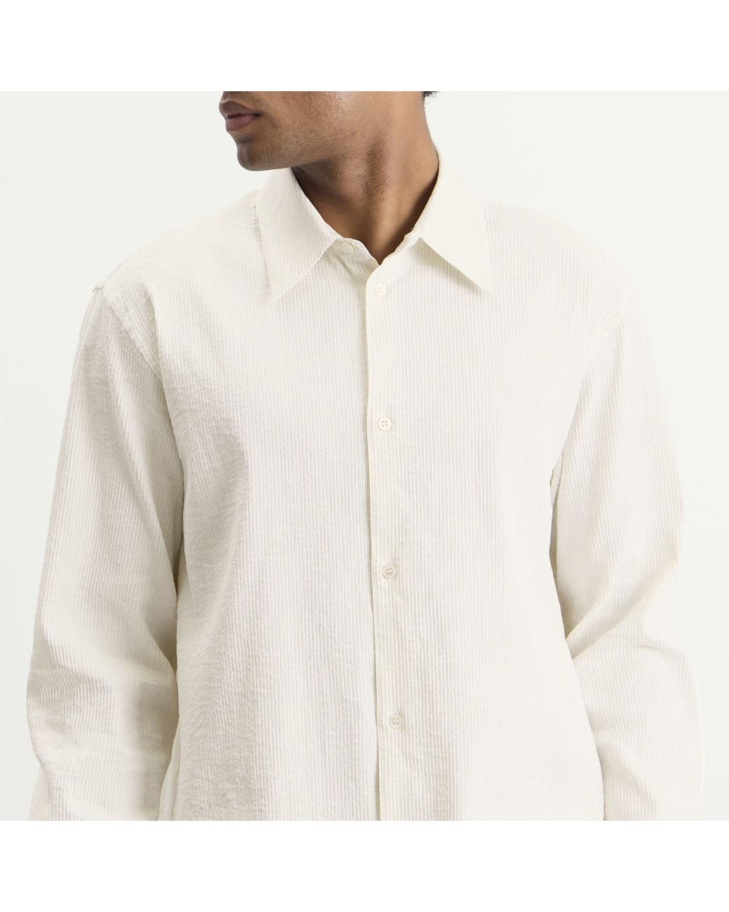 Studio Nicholson White View Regular Fit Shirt for men