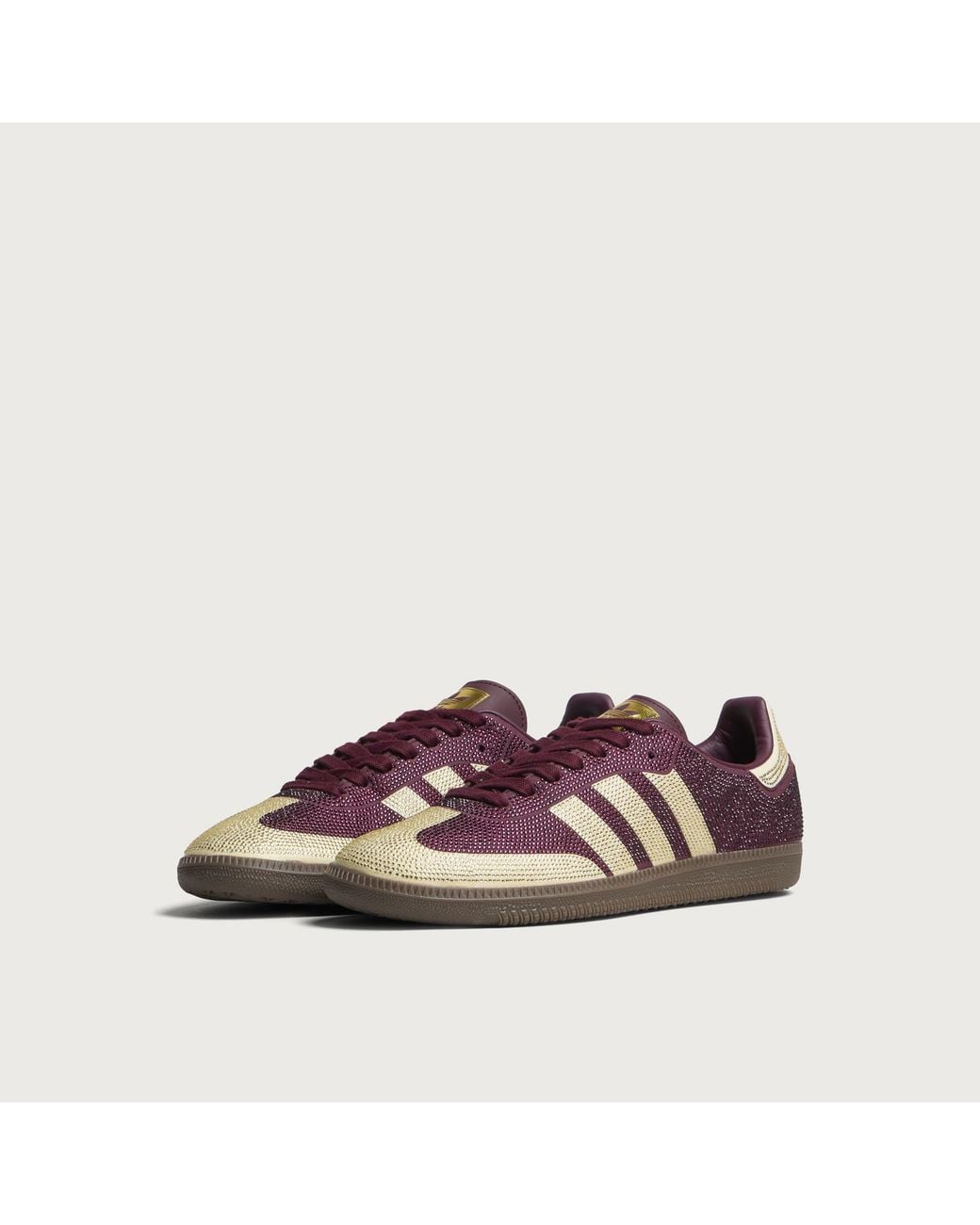 Adidas Brown Samba Og Diamante Sneaker