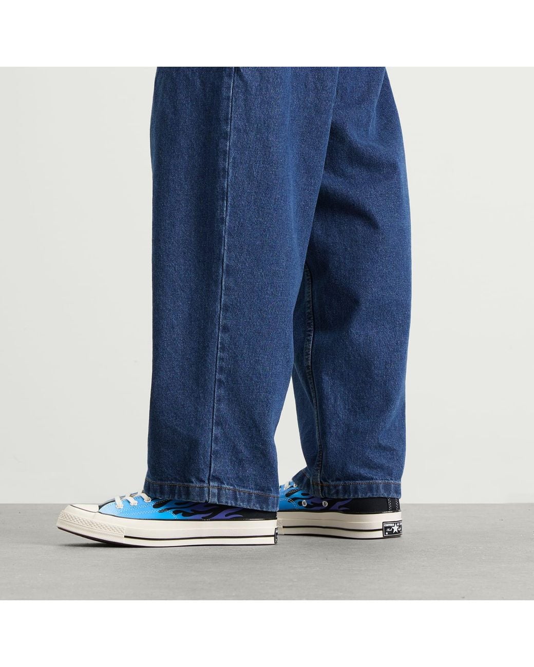 Converse Blue Chuck Taylor 1970S Ox Flames Sneaker