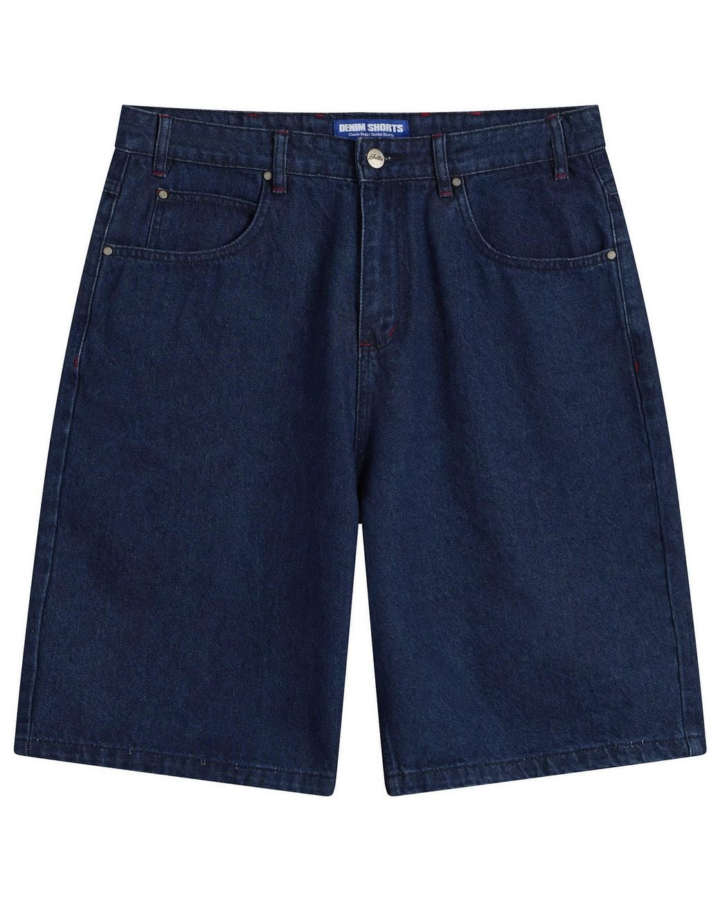 Butter Goods Blue Drummer Baggy Denim Shorts for men