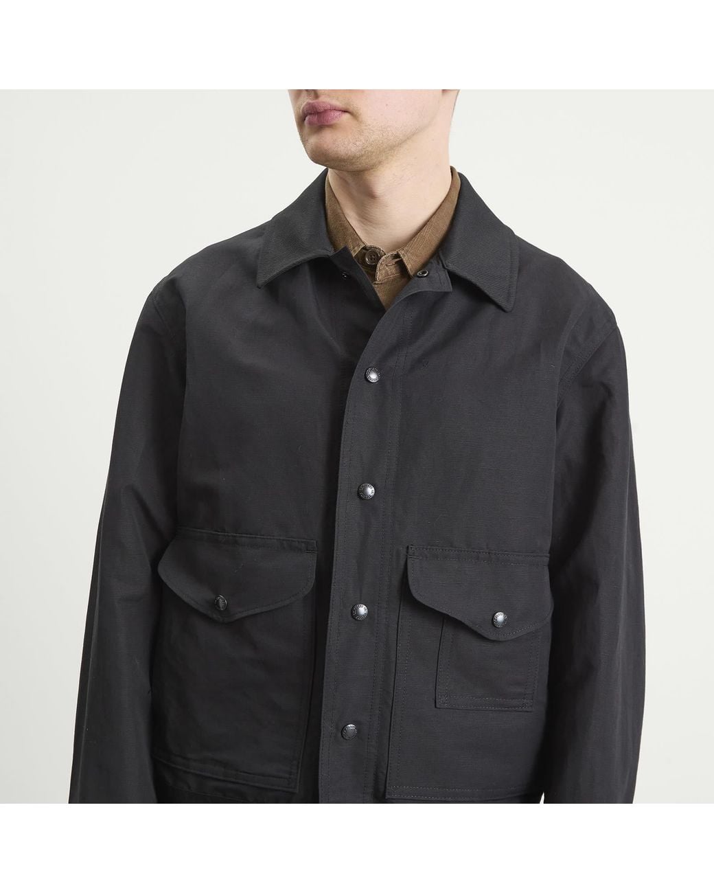 Junya Watanabe Black Filson Oxford Linen Jacket for men