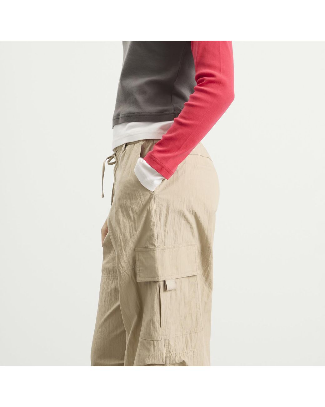 DUNST Natural Parachute Pants