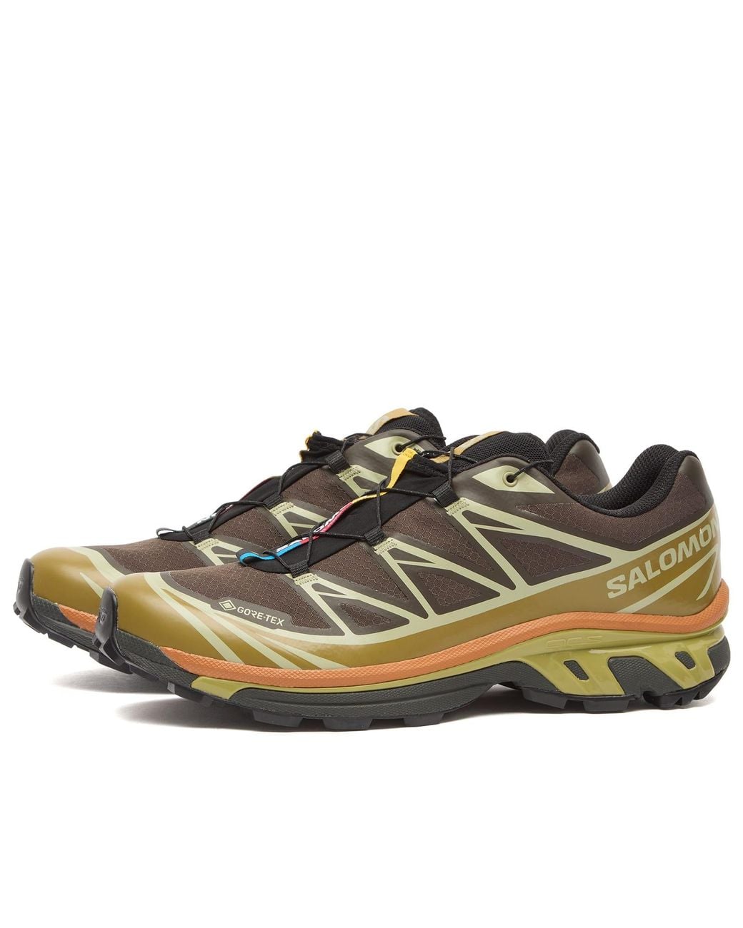 Salomon Brown Xt-6 Gtx Sneaker