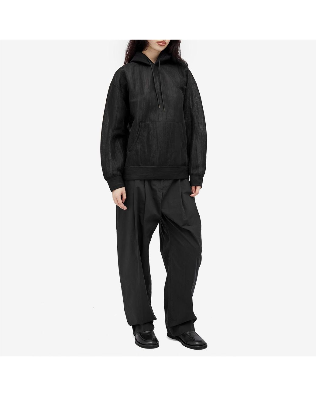 AURALEE Elastic Sheer Nylon Parka Jacket in Black | Lyst AURALEE Elastic Sheer Nylon Parka Jacket in Black | Lyst
