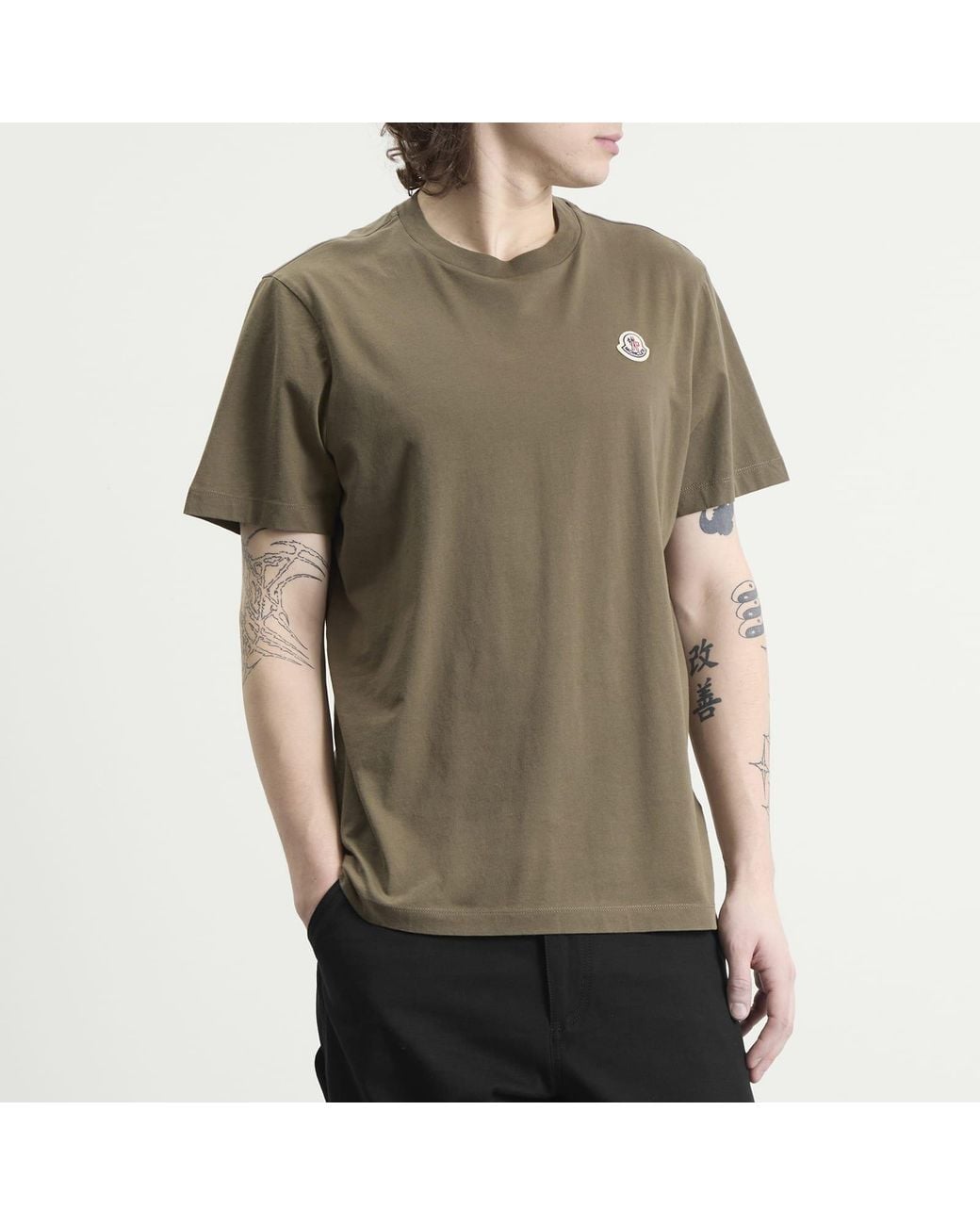 Moncler Black Short Sleeve 3 Pack Cotton T-Shirts for men