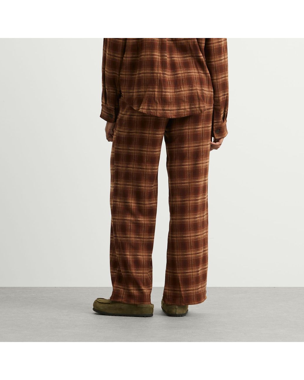 4th & Reckless Brown Tove Check Trousers