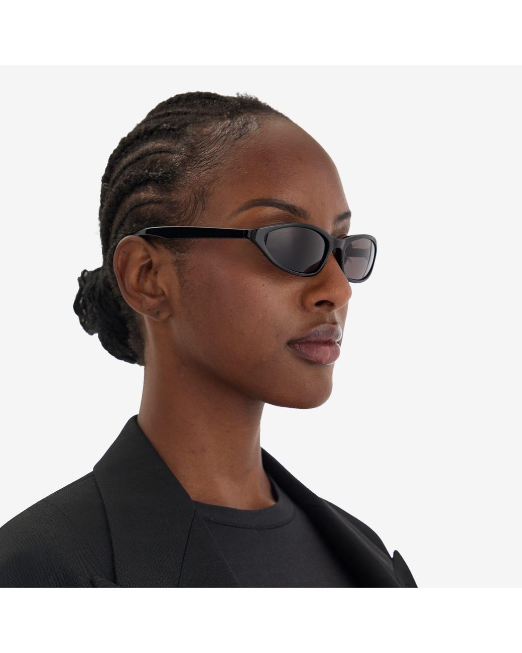 Balenciaga Bb0402S Sunglasses in Gray | Lyst