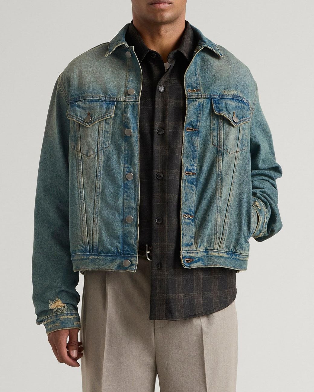 Danny Sizer Daniel Simmons Denim Jacket in Blue for Men | Lyst