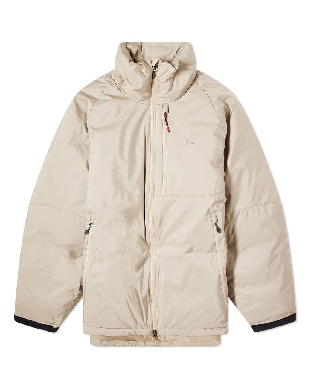 NANGA Aurora Stand Collar Down Jacket in Natural for Men | Lyst Canada