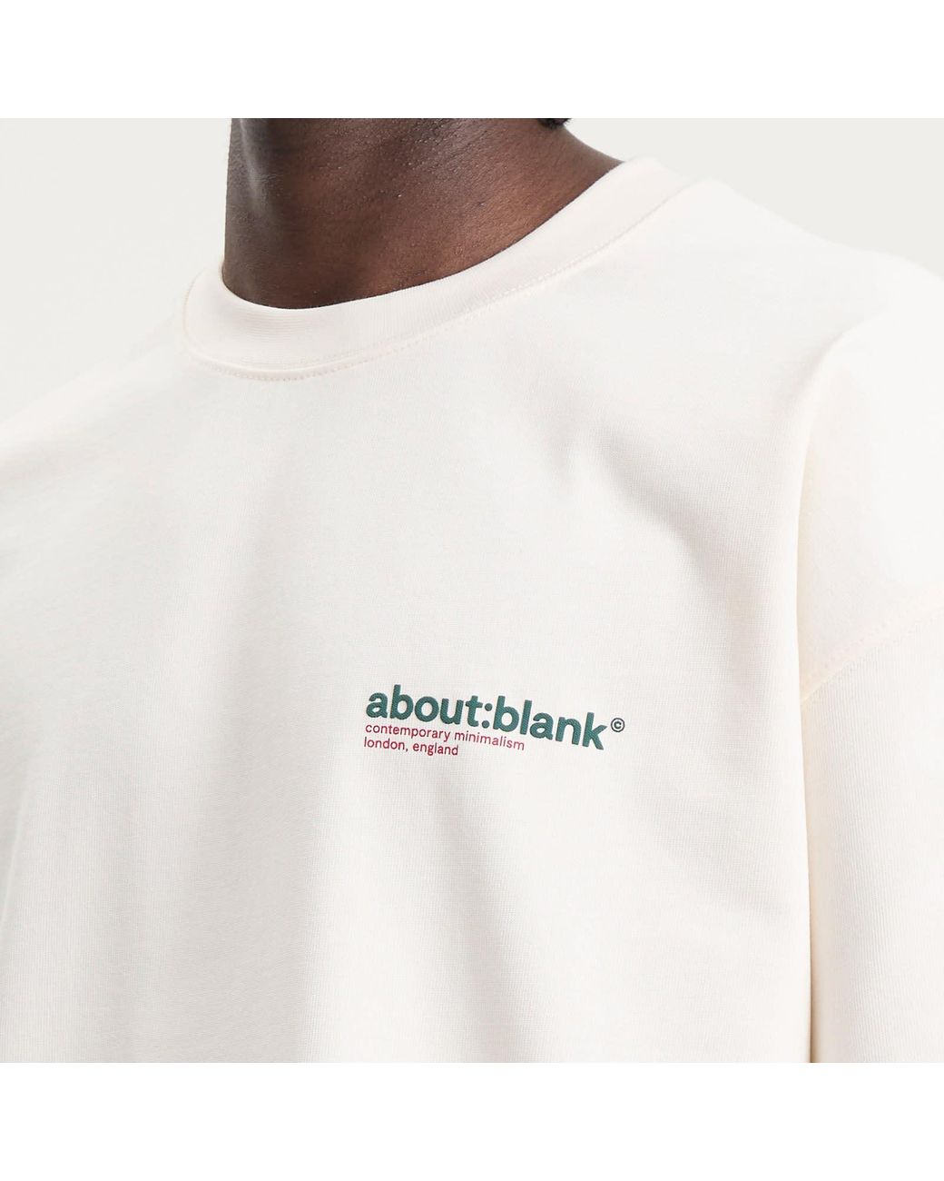 About Blank White Collection T-Shirt for men