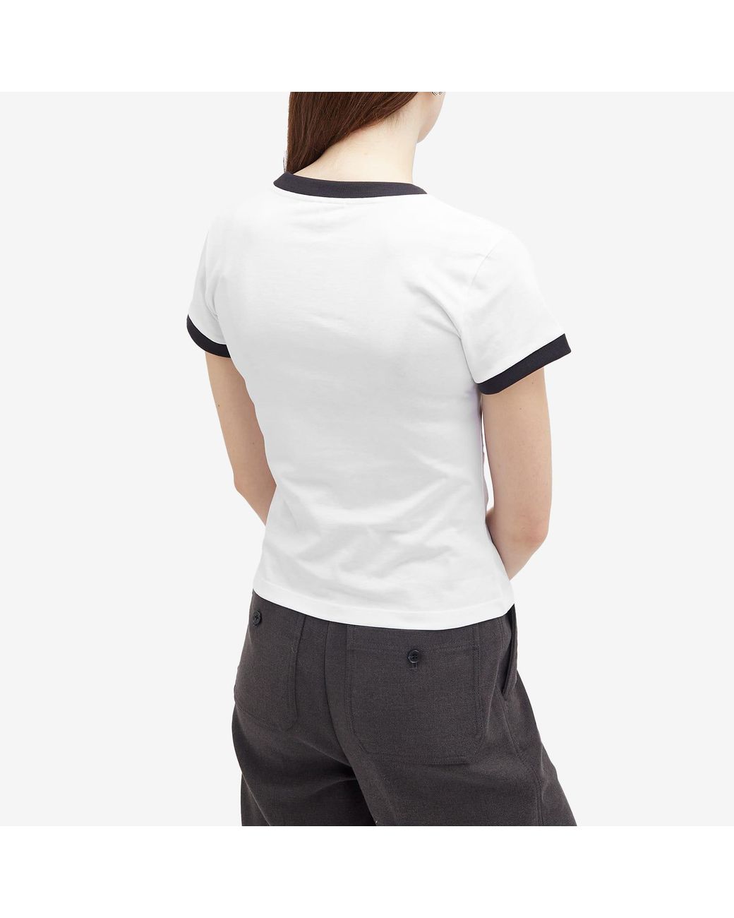 GANNI BEAR Tシャツ ホワイト M White Basic Jersey Bear T-shirt | GANNI FI