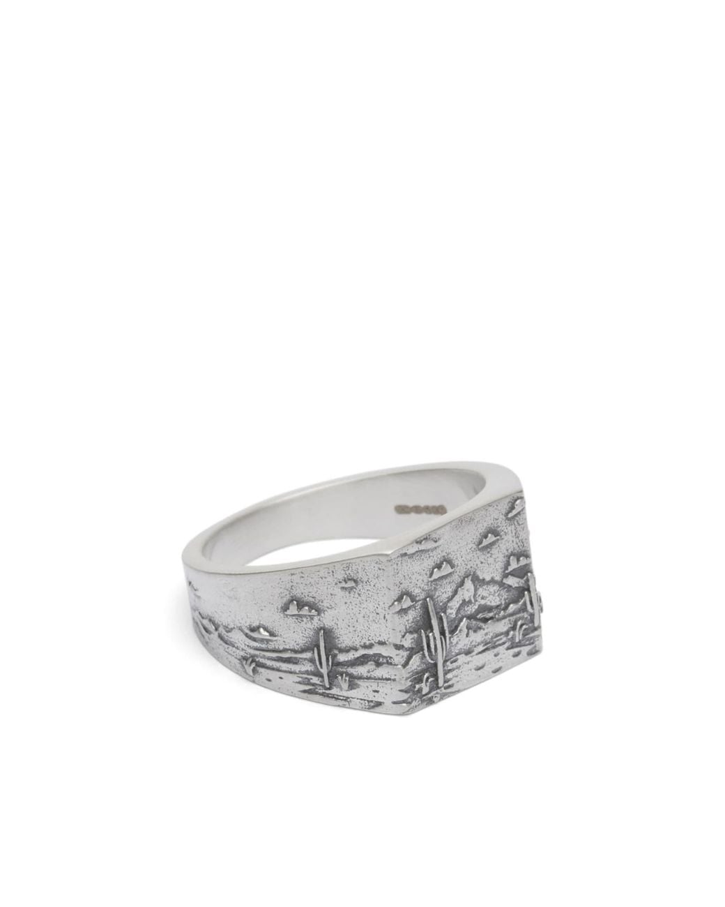 Serge Denimes Gray Outback Ring for men