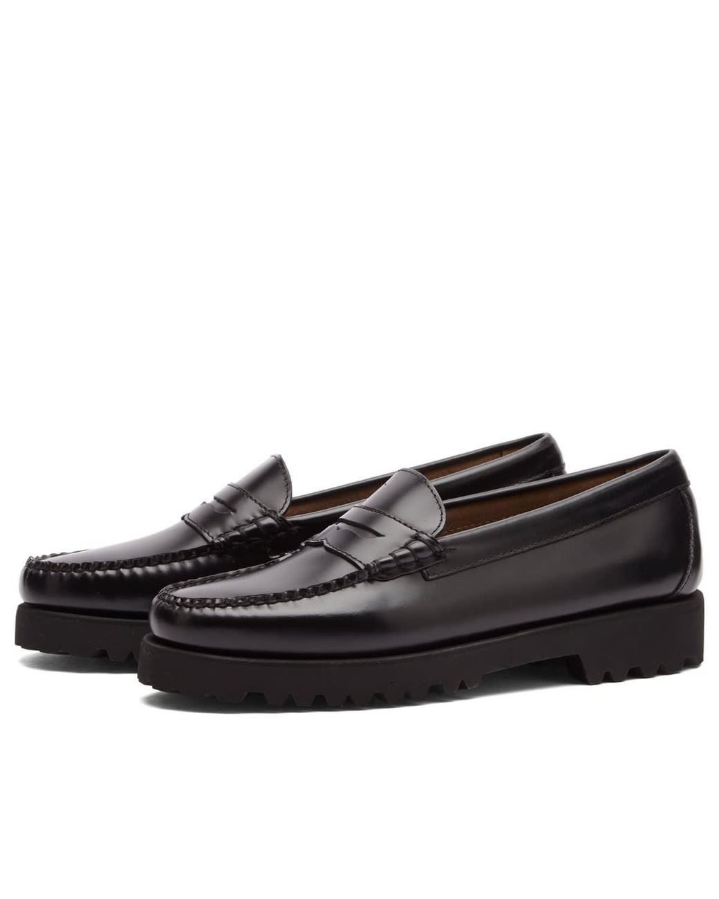 G.H.BASS Black 90S Penny Chunky Loafer