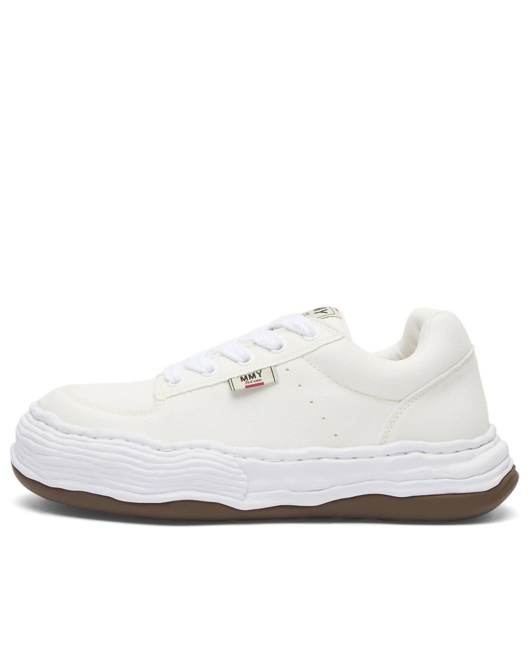 Maison Mihara Yasuhiro White Oliver Canvas Low -Top Sneaker for men