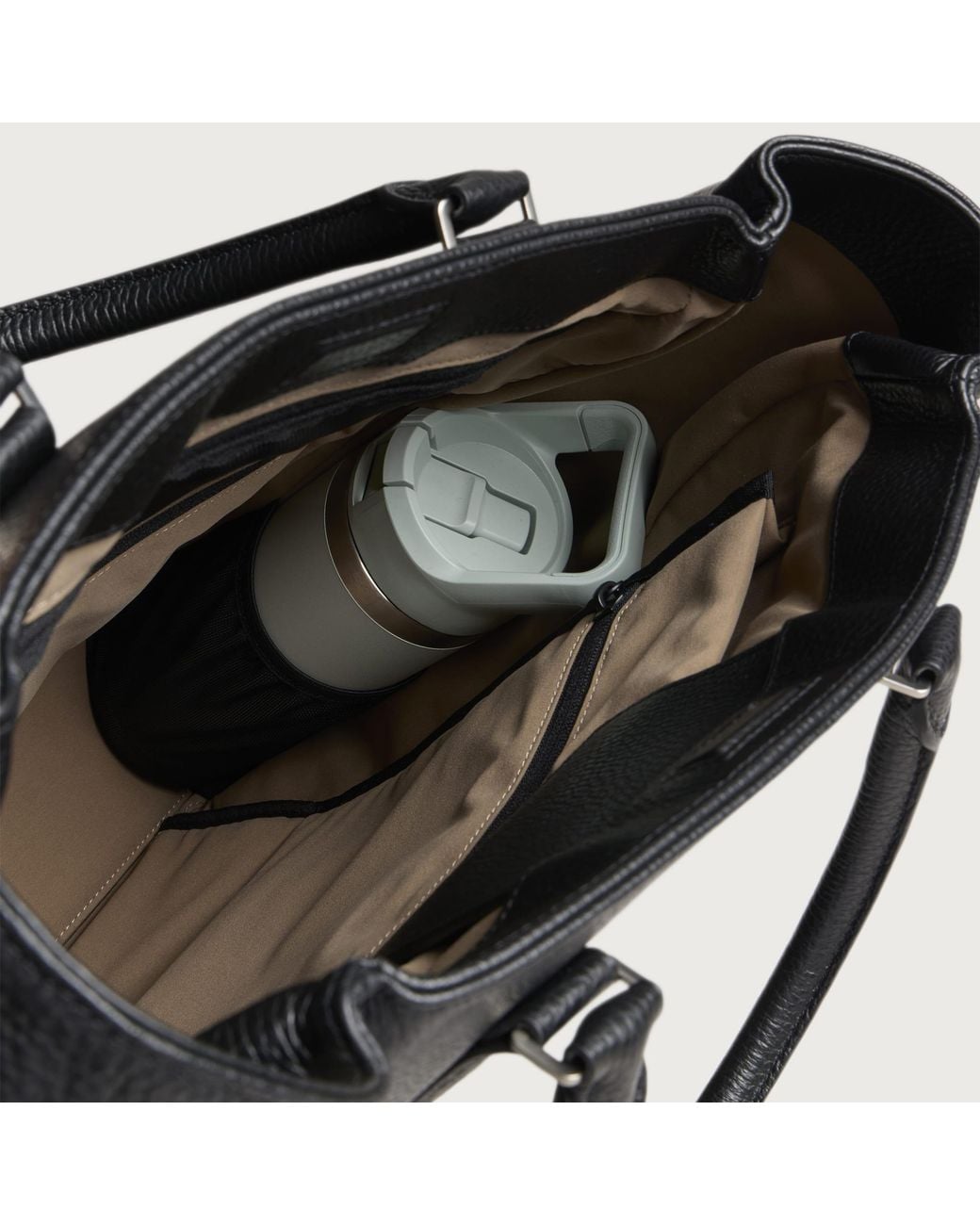 GRAMS28 Black 185 Vertical Tote Bag for men