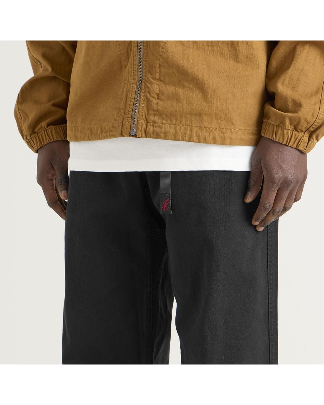 Gramicci Black Core Pant Straight Fit for men