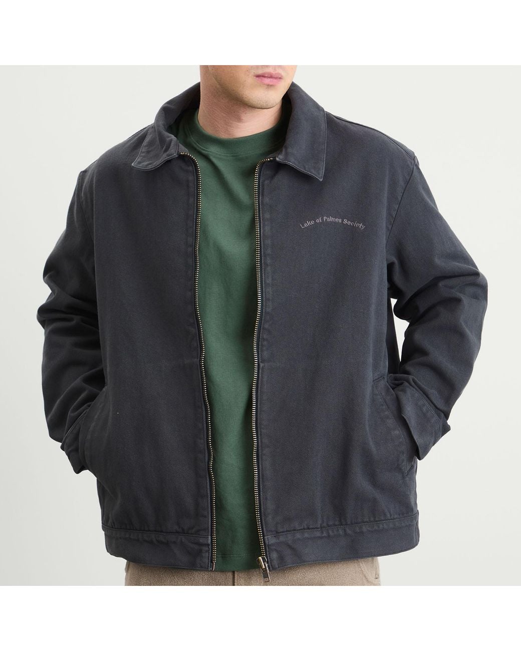 Palmes Blue Lake Zip Jacket for men