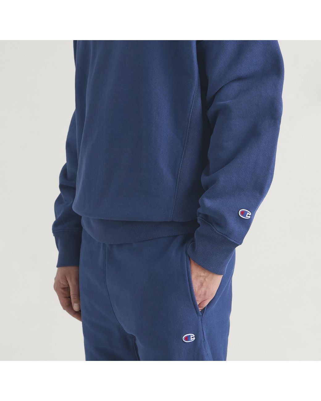 Champion Blue Reverse Weave Relaxed Sweatshirt for men