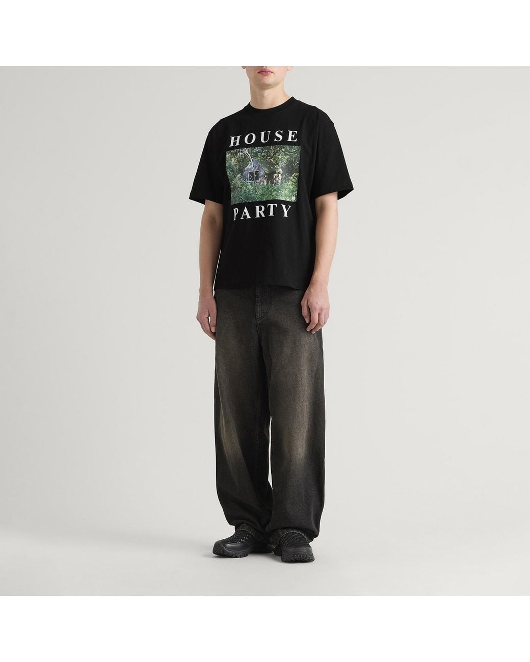 Heresy Black House Party T-Shirt for men
