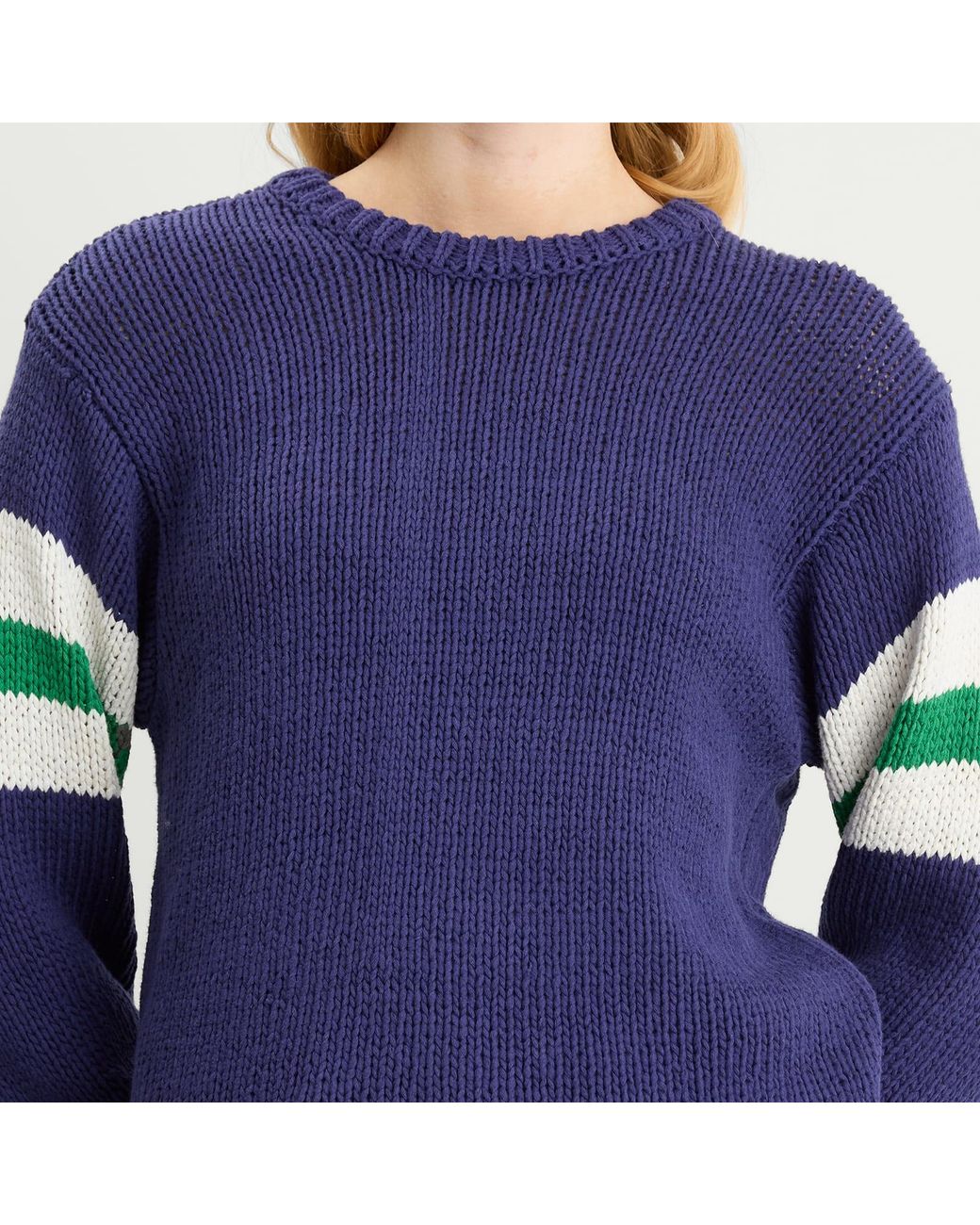 Obey Blue Zone Stripe Sweater