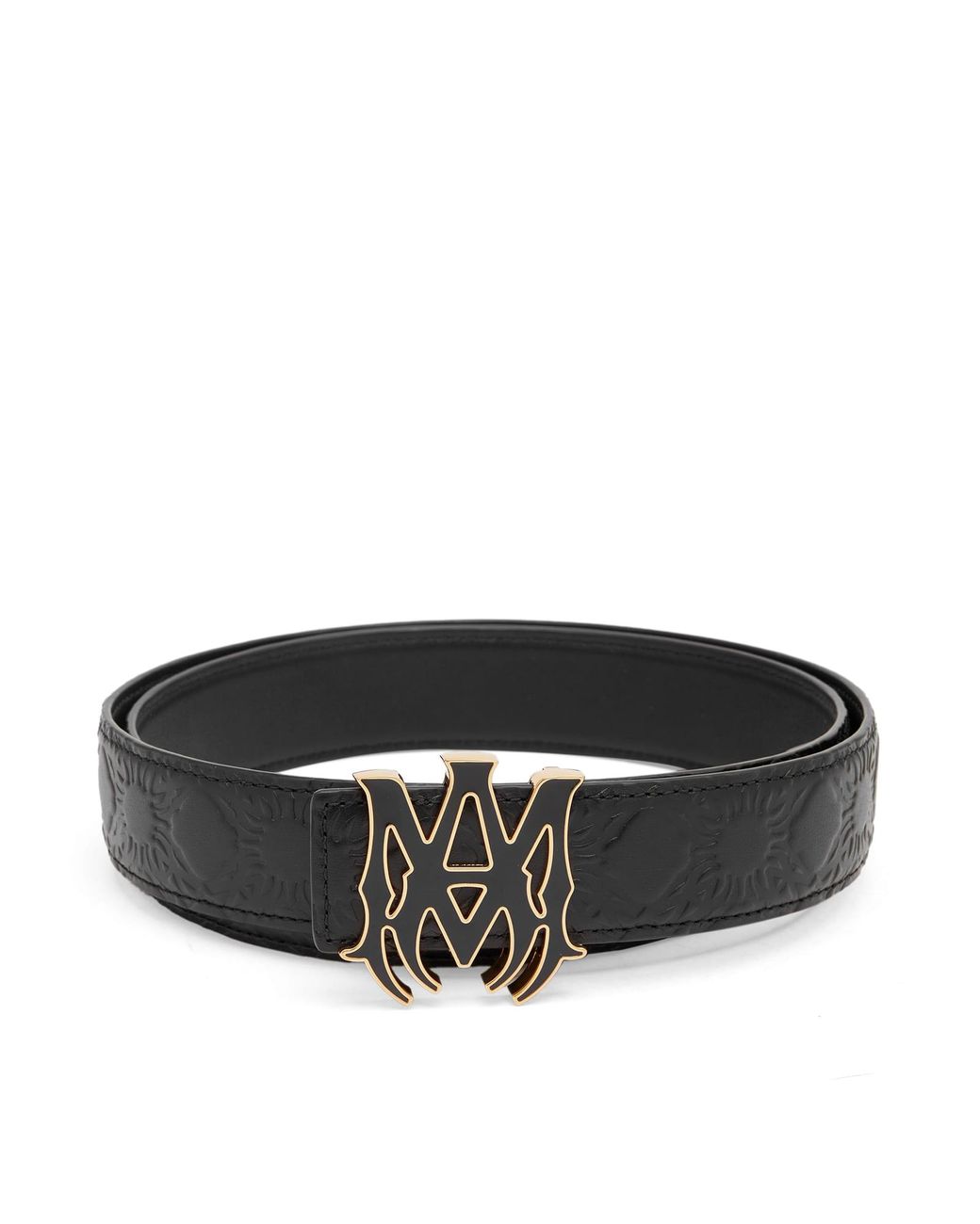 Amiri Ma Quad Embossed 4Cm Belt in Black for Men | Lyst