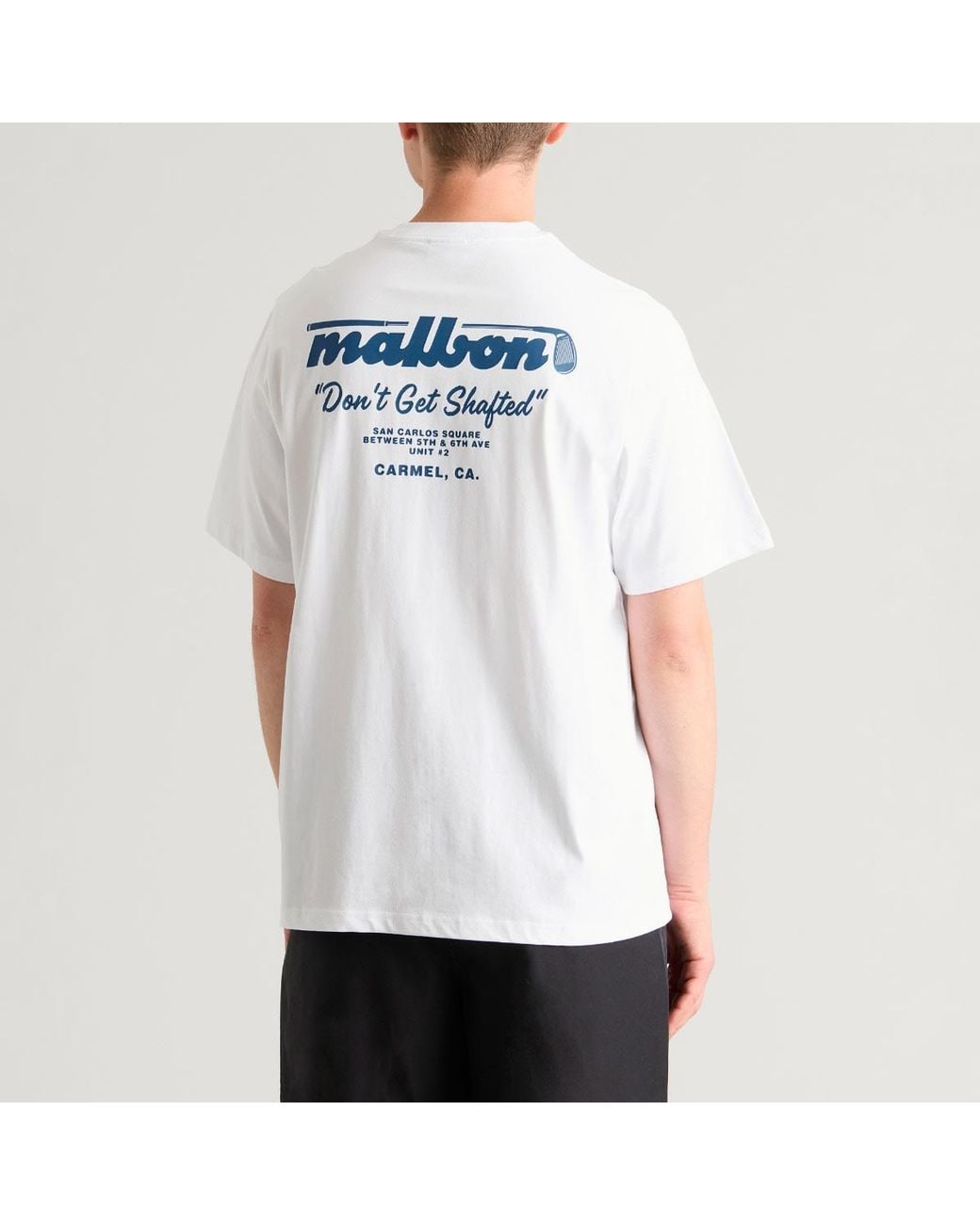 Malbon White Vista Repair T-Shirt for men