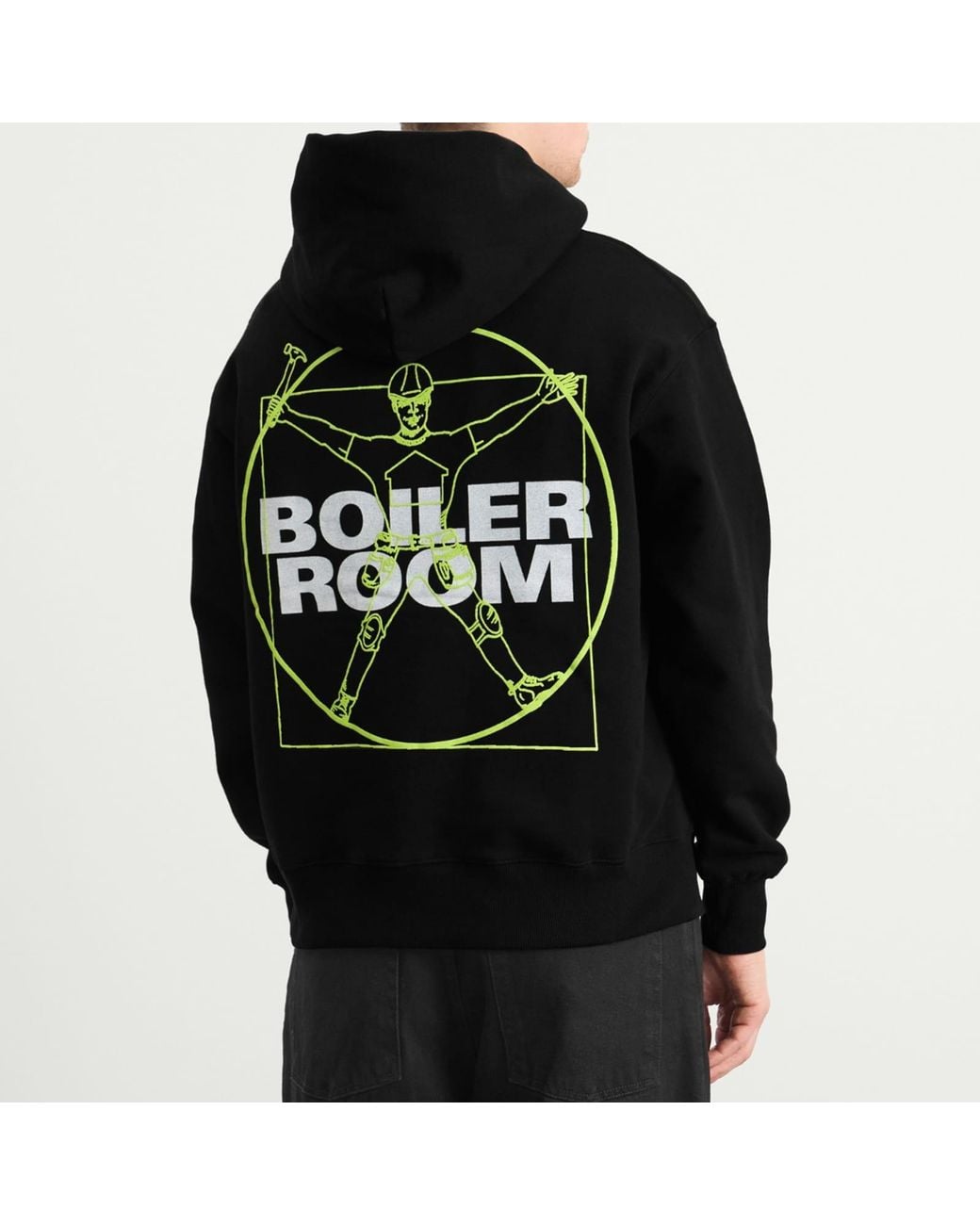 Pleasures X Boiler Room Workman Hoodie in Black for Men | Lyst