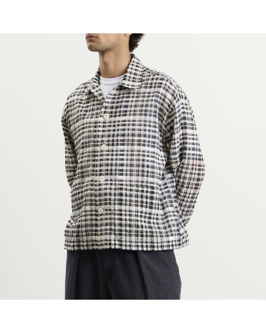 YMC Black Pj Overshirt for men