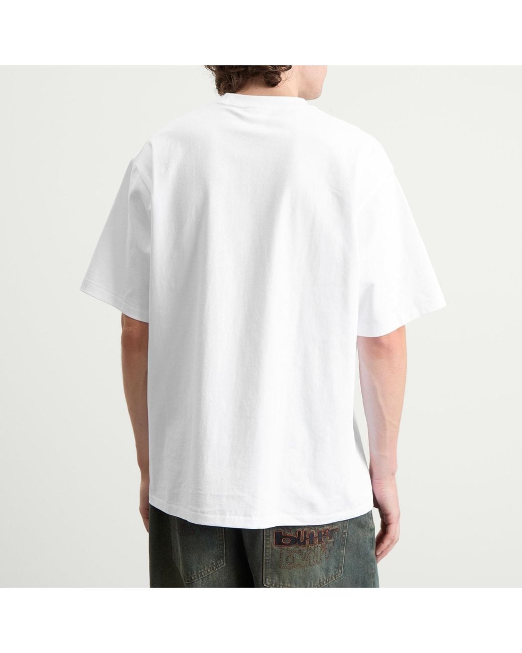 A Bathing Ape White Bape Graphic T-Shirt for men