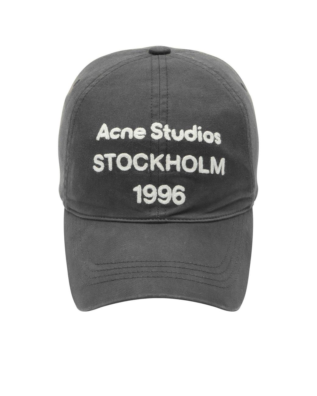 Acne Black Carliy Cap for men