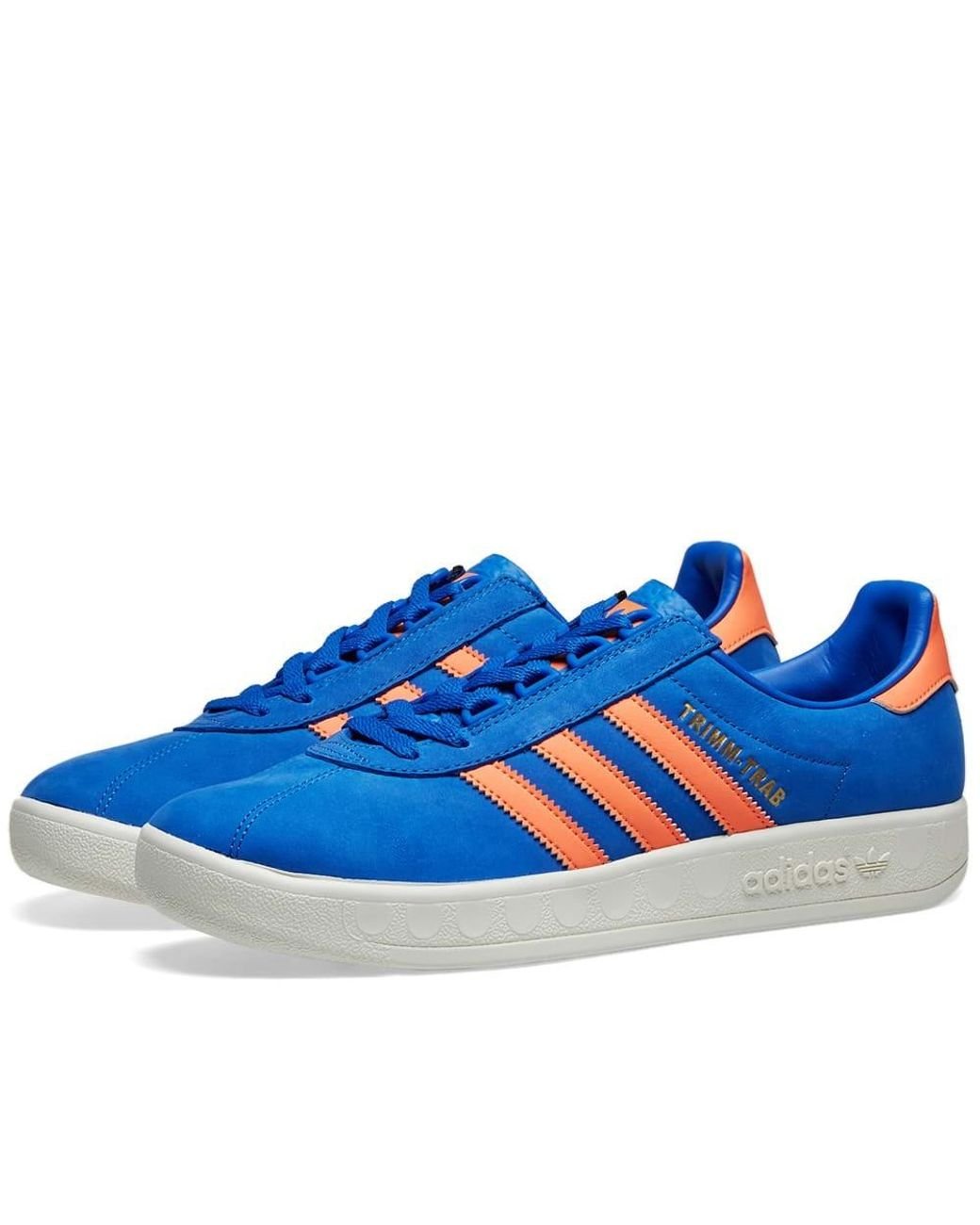 adidas Trimm Trab in Blue, Coral & Cream (Blue) for Men | Lyst UK