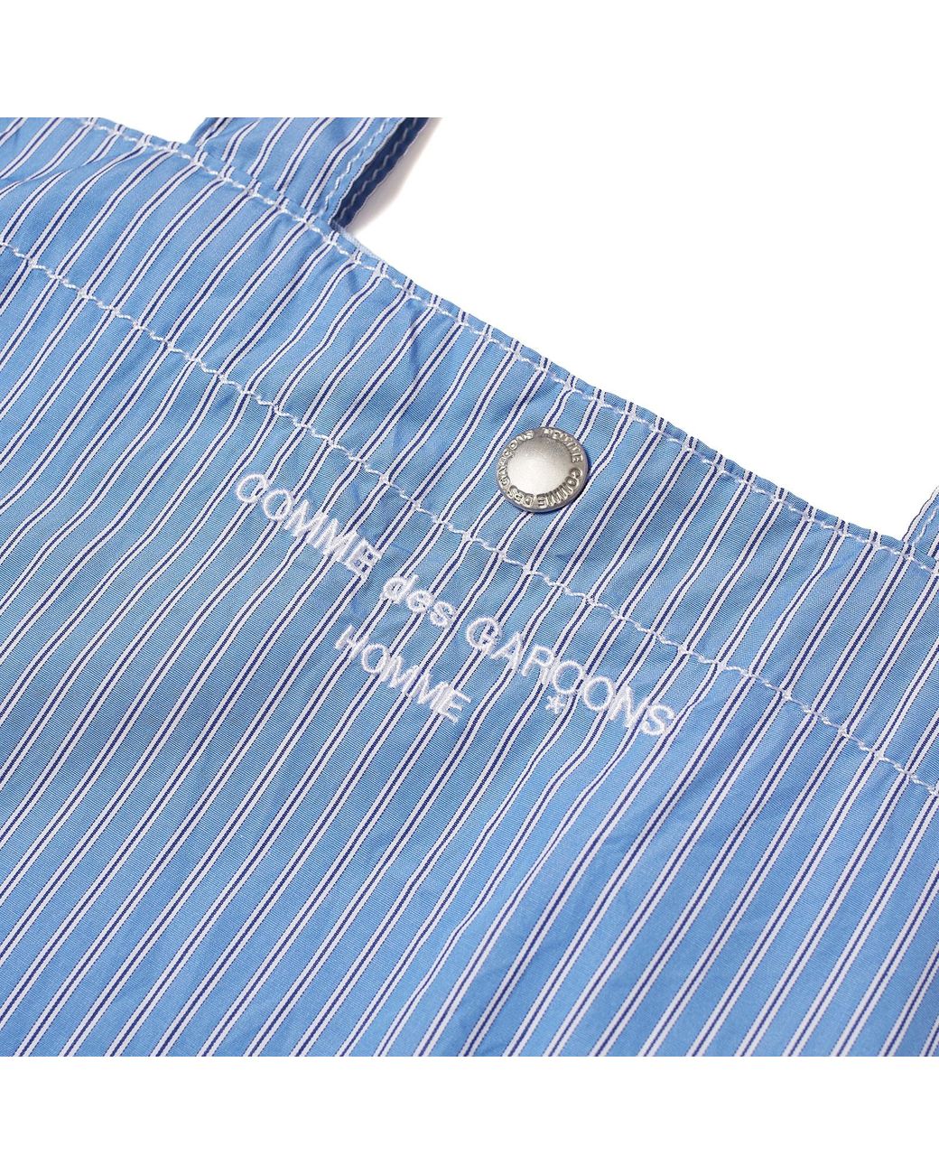 COMME DES GARCONS HOMME Stripe Garment トートバッグ Comme des Garçons Homme Garment striped cotton tote bag