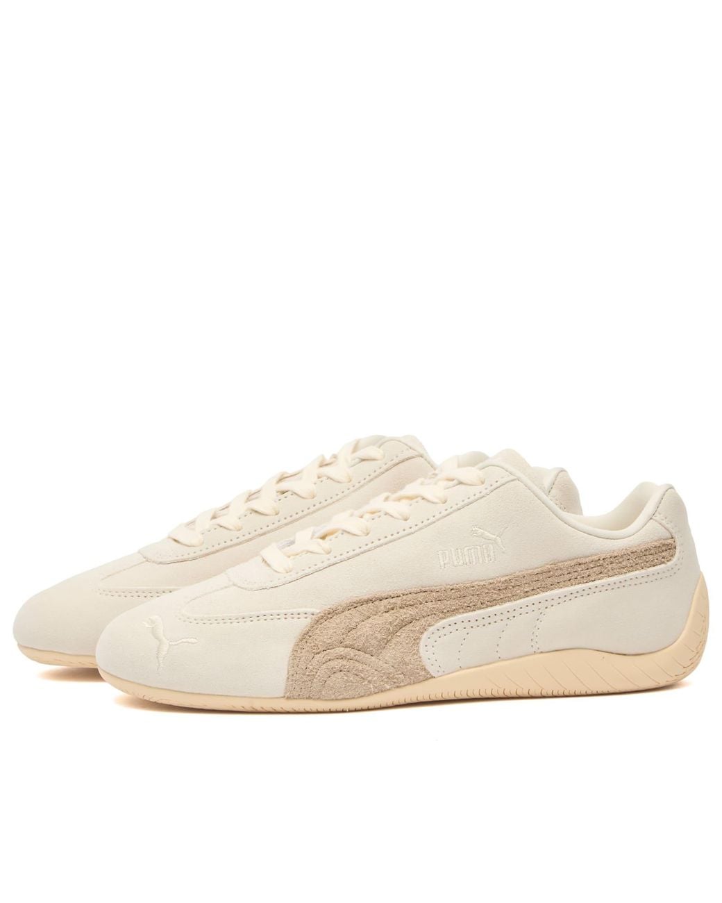 PUMA White Speedcat Elevated Sneakers