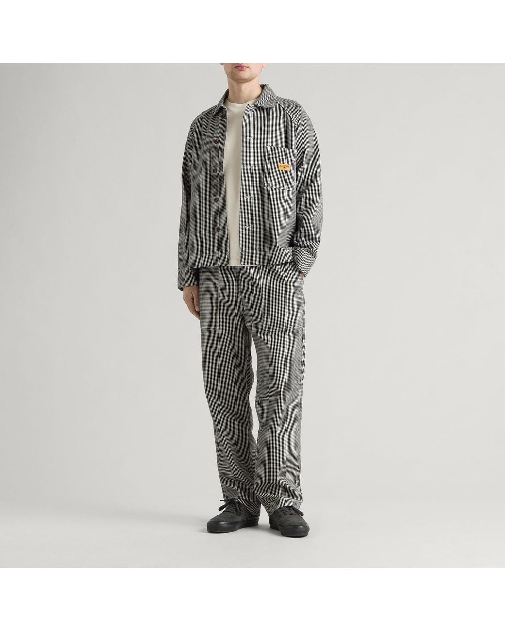Service Works Gray House Gingham Foh Overshirt for men