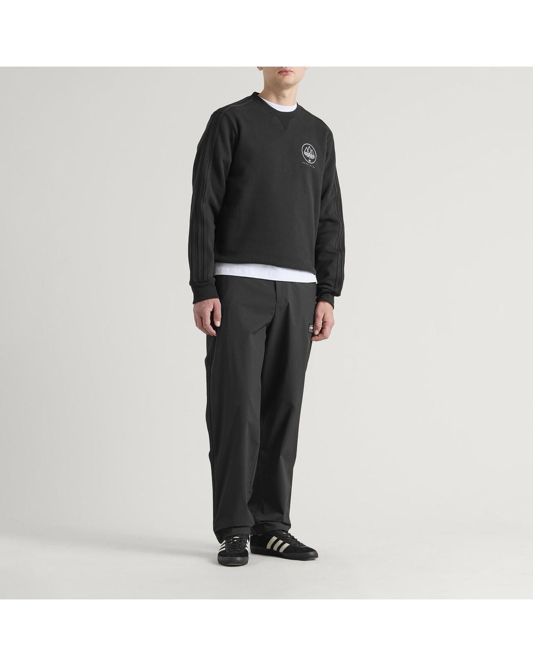 Adidas Black Spezial Fc Crew Sweatshirt for men