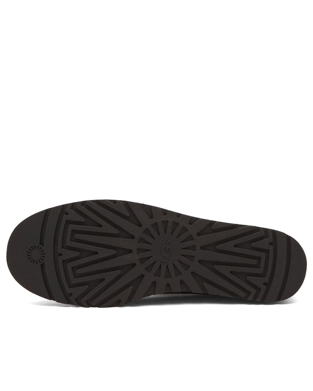 Ugg Black Zora Leather Ballet Flat