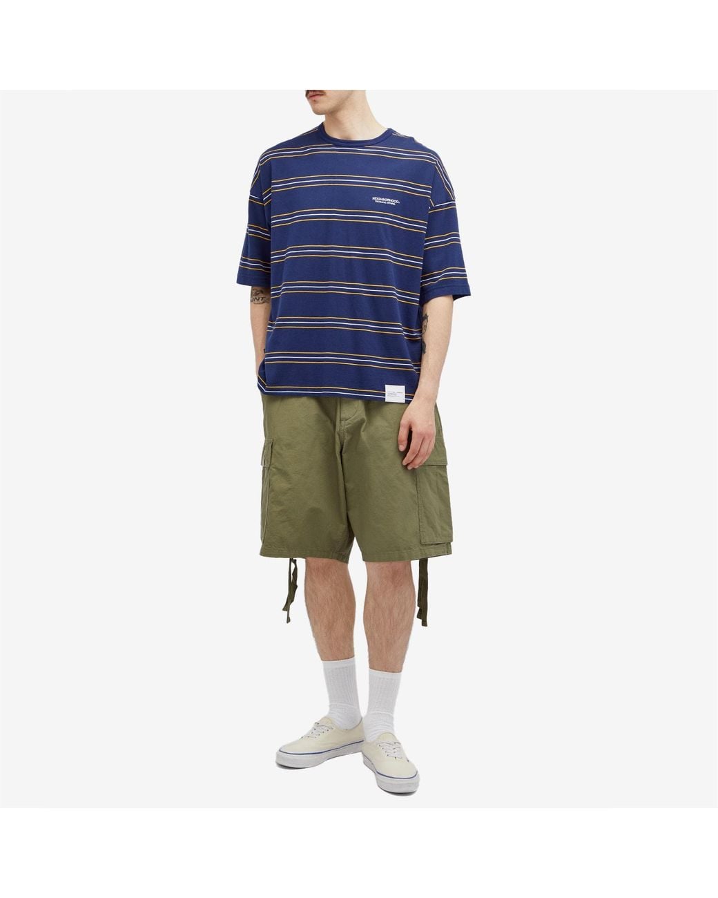 NEIGHBORHOOD WIDE CARGO SHORT PANTS 241YTNH-PTM07 ハーフパンツ