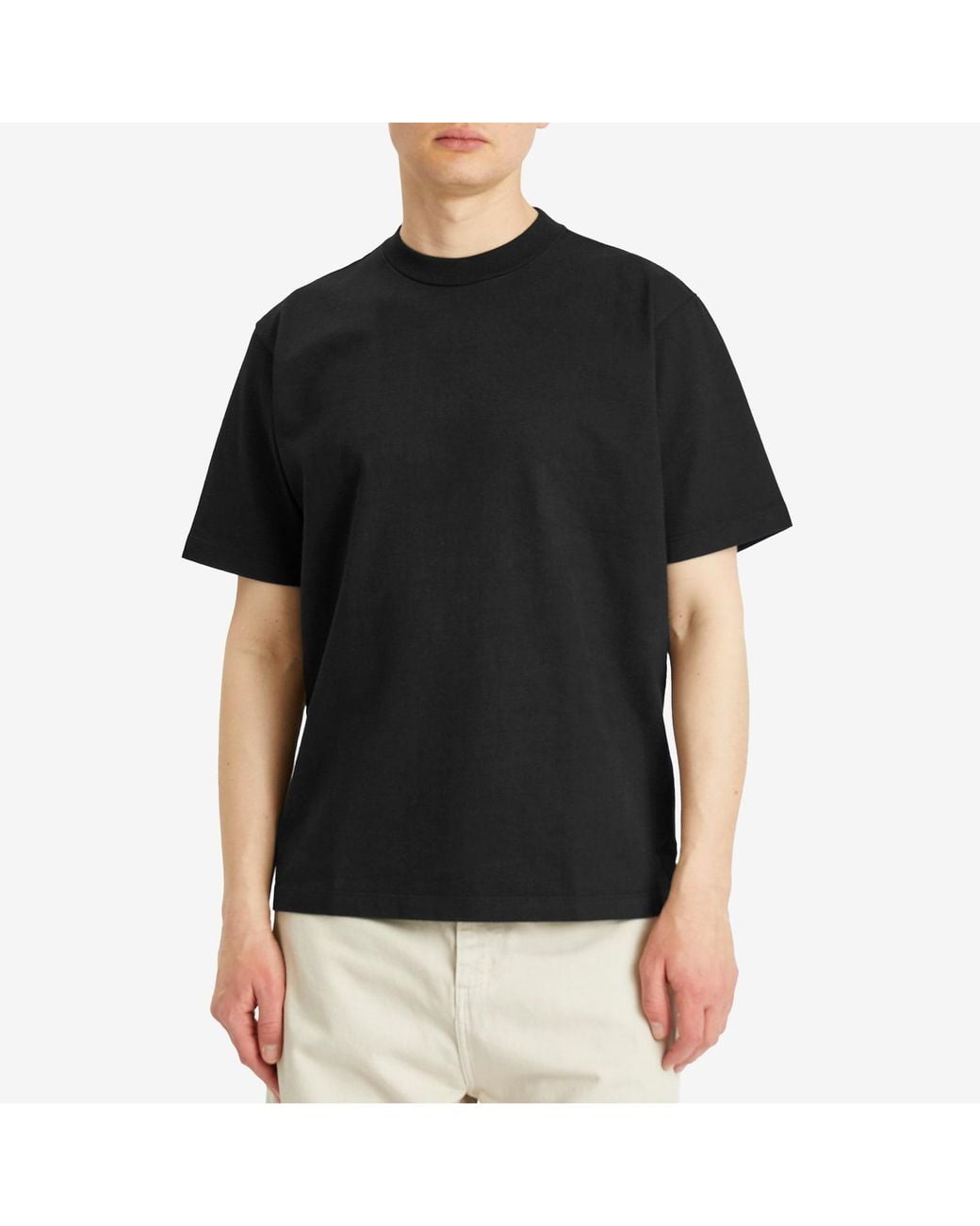 Lady White Co. Black Rugby Heavyweight T-Shirt for men